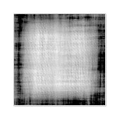 ダークラバー縁どア・スタンプ付き生地 ラバースタンプ (インプリント)