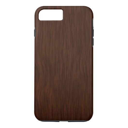 ダークラフウッドグレイン背景 Case-Mate iPhoneケース (裏面)