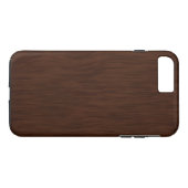 ダークラフウッドグレイン背景 Case-Mate iPhoneケース (裏面(横))