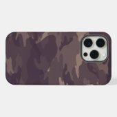 ダークランズカモフラージュ iPhoneケース (裏面横)