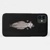 ダークリップとメガネ着用 Case-Mate iPhoneケース (裏面(横))