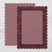 ダークリップドバラ-金ゴールド万華鏡のように千変万化するパターン シーズンカード (正面/裏面)