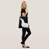 ダークリバーポピュレースバッジのシャー トートバッグ (モデル)