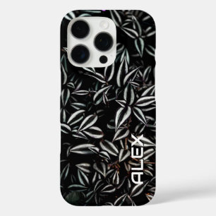 ダークリーフ（白いエッジ付き） iPhone 16 PROケース