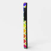 ダークレインボウ(ダイヤモンド市松模様に) Case-Mate iPhoneケース (裏面/左)