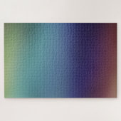 ダークレインボーぼやけ抽象芸術カッコいいグラデーシカラフルョン ジグソーパズル (横)