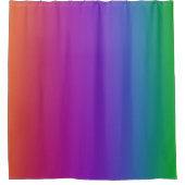ダークレインボーカラーシャワーカーテン シャワーカーテン (正面)
