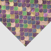 ダークレインボーグラデーションフォイル&金ゴールドマーメイドはかりで測 薄葉紙 (詳細)