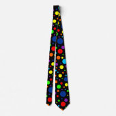 ダークレインボースポットネクタイ ネクタイ (裏面)