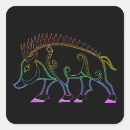 ダークレインボーボア スクエアシール