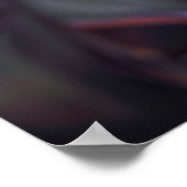 ダークレインボー虹色バイパーコイルのポスター ポスター (角)