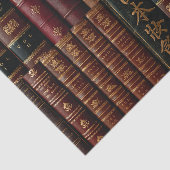 ダークレザーブックスパインデコページ 薄葉紙 (詳細)