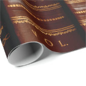 ダークレザーブック愛好家 ラッピングペーパー (ロールコーナー)