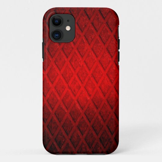 ダークレッドさびた金属プレート Case-Mate iPhoneケース (裏面)