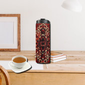 ダークレッドのオリエンタルラグデザイン タンブラー