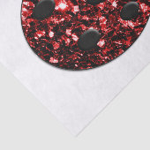 ダークレッドのラディバグフェイクグリッターのキラキラ 薄葉紙 (詳細)