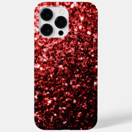 ダークレッドの疑似ラメ スパークル ゴージャス Case-Mate iPhone 14 PRO MAXケース