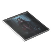 ダークレッドの赤ずきん ノートパッド (アングル)