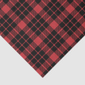 ダークレッドアンドブラックプレイドティッシュペーパー 薄葉紙 (詳細)