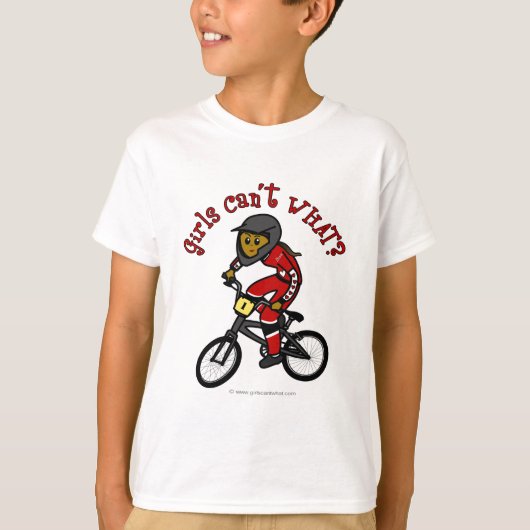 ダークレッドガールズBMX Tシャツ (正面)
