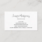 ダークレッドグラムウェーブサテン抽象デザイン 名刺 (裏面)