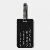 ダークレッドバレーボールのスポーツパターン ラゲッジタグ (裏面縦)