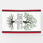 ダークレッドファミリーツリーファミリー懇親会 横断幕 (横)