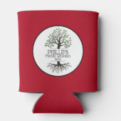 ダークレッドファミリーツリーファミリー懇親会 缶クーラー (裏面)