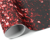 ダークレッドフェイクグリッターキラマー ラッピングペーパー (ロールコーナー)