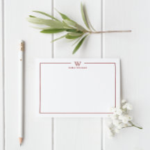 ダークレッドフォーマルクラシックファミリーモノグラムミニマル