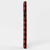 ダークレッドブラック産業スフェイクテンレス鋼アート Case-Mate iPhoneケース (裏面/右)