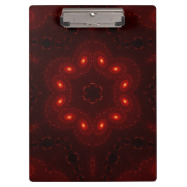 ダークレッドブルゴーシックレーススノーフレーク クリップボード