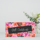 ダークレッドポピーフローラギフト券 (スタンド正面)