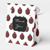 ダークレッドラディバグフェイクグリッタースパークルズモノグラム フェイバーボックス (裏面サイド)