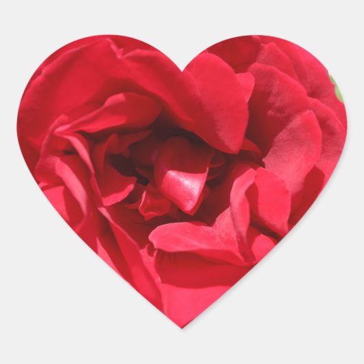 ダークレッドローズバルドー仕事 ハートシール (正面)