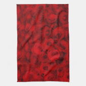 ダークレッドローゼアートキッチンタオル キッチンタオル (縦)