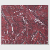 ダークレッド大理石ラッピング紙 ラッピングペーパー (フラット)