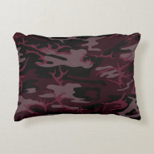 ダークレッド迷彩柄