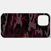ダークレッド迷彩柄 Case-Mate iPhoneケース (裏面 (横))
