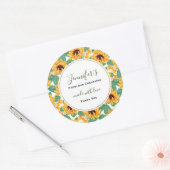 ダークレッド/パープルモダン抽象芸術事業 ラウンドシール (封筒)