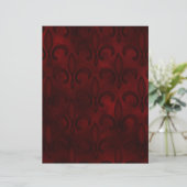 ダークレッド（紋章の）フラ・ダ・リスクラップブック紙 (スタンド正面)