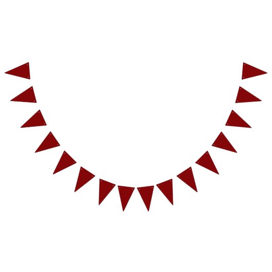 ダークレッド – 自分のサイン、写真、名前を追加 バンティングフラッグ (全)