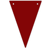 ダークレッド – 自分のサイン、写真、名前を追加 バンティングフラッグ (第1の旗)