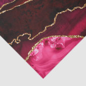 ダークレッド&金ゴールドグリッターマーブルゲート 薄葉紙 (詳細)