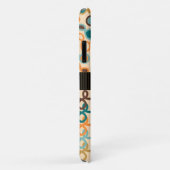 ダークレトロのハイブリッドペイズリーを持つループ線 Case-Mate iPhoneケース (裏面/右)