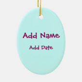 ダークレースカードライバーガール セラミックオーナメント (裏面)