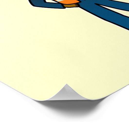 ダークロケット科学者の女の子 ポスター (角)