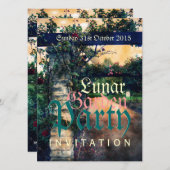 ダークロマンスガーデンパーティの招待状 招待状 (正面/裏面)