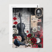 ダークロマンスゴシックヴィンテージ ポストカード (正面/裏面)