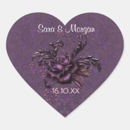 ダークロマンスバラ結婚2のシール ハートシール